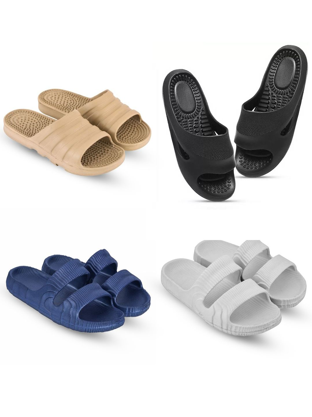 Feel alive Men Set of 4 Lightweight Sliders