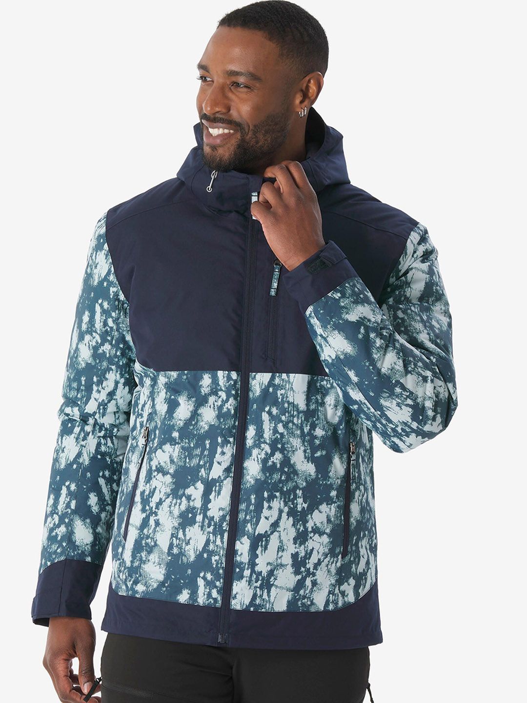 Decathlon Quechua - Men Blue NH500 Waterproof Hiking Jackets