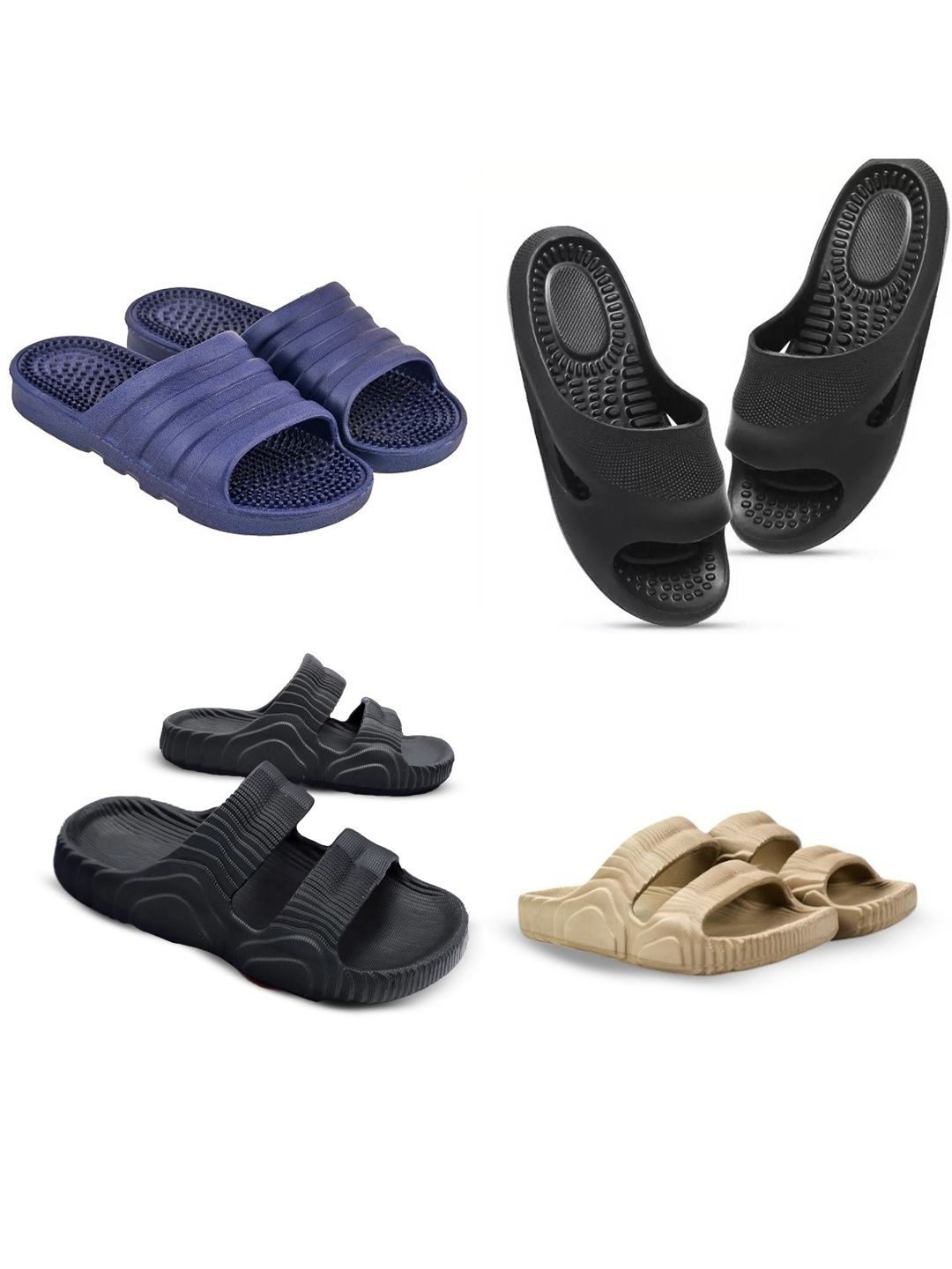 Feel alive Set Of 4 Ultra-Comfortable & Lightweight Sliders