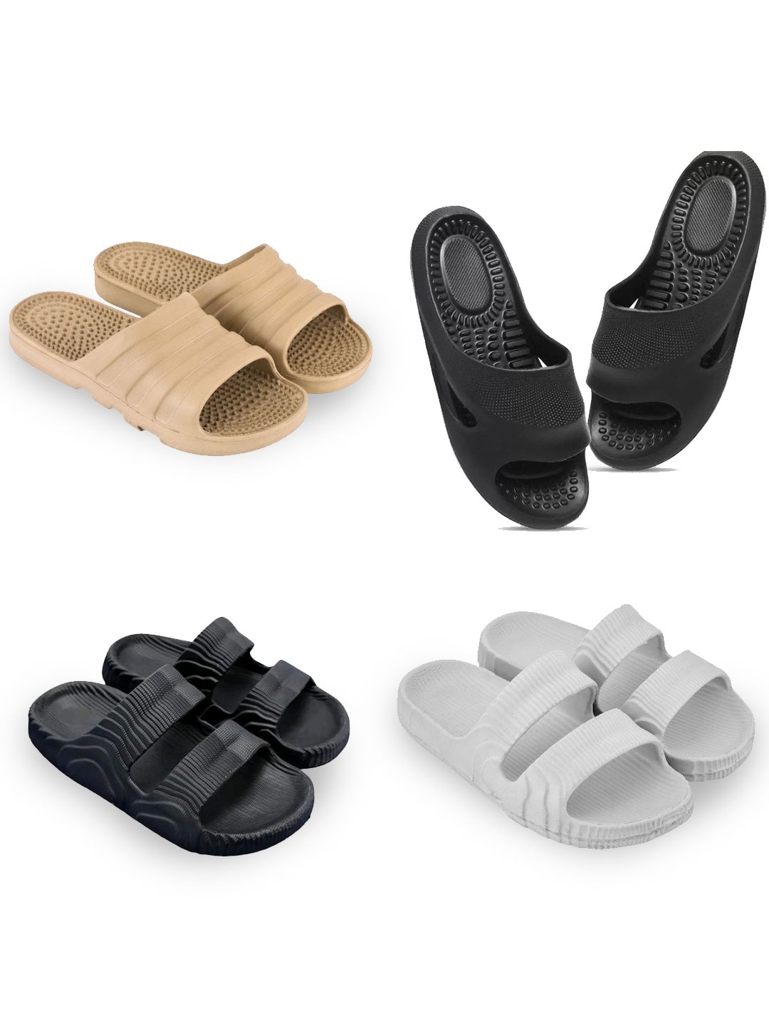 Feel alive Set Of 3 Sliders Flip Flops