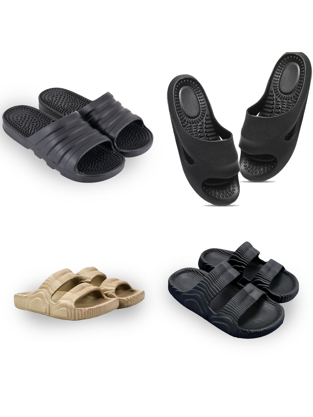 Feel alive Set Of 4 Ultra-Comfortable & Lightweight Sliders