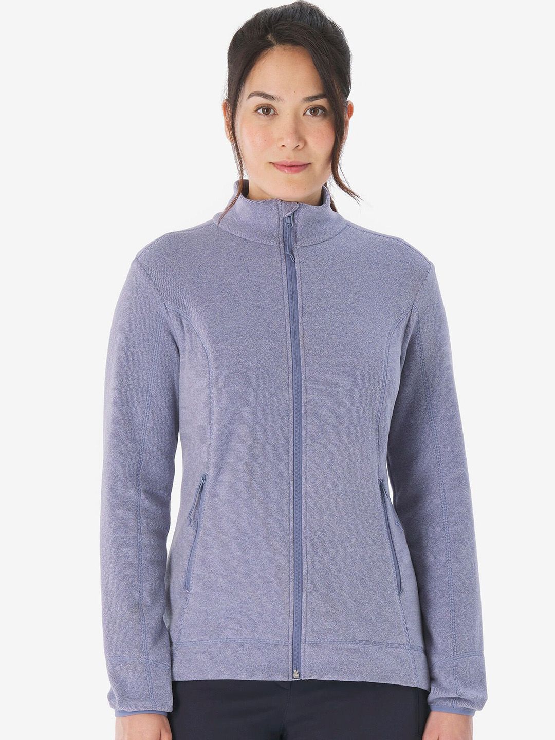 Decathlon Quechua - Women Purple MH100 Breathable Mountain Hiking Fleece Jacket
