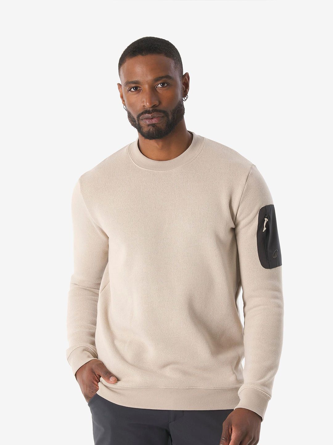 Decathlon Quechua - Men Beige NH100 Warmth Pullover