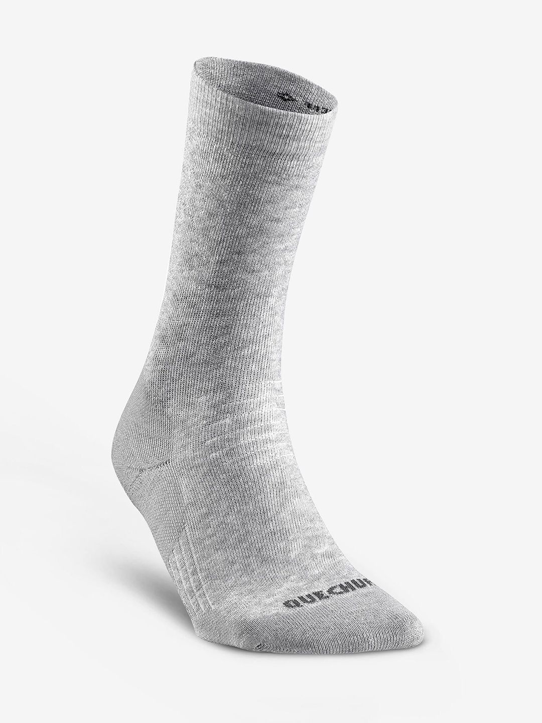 Decathlon Quechua - Unisex Grey SH100 Abrasion Resistant Winter Hiking Socks