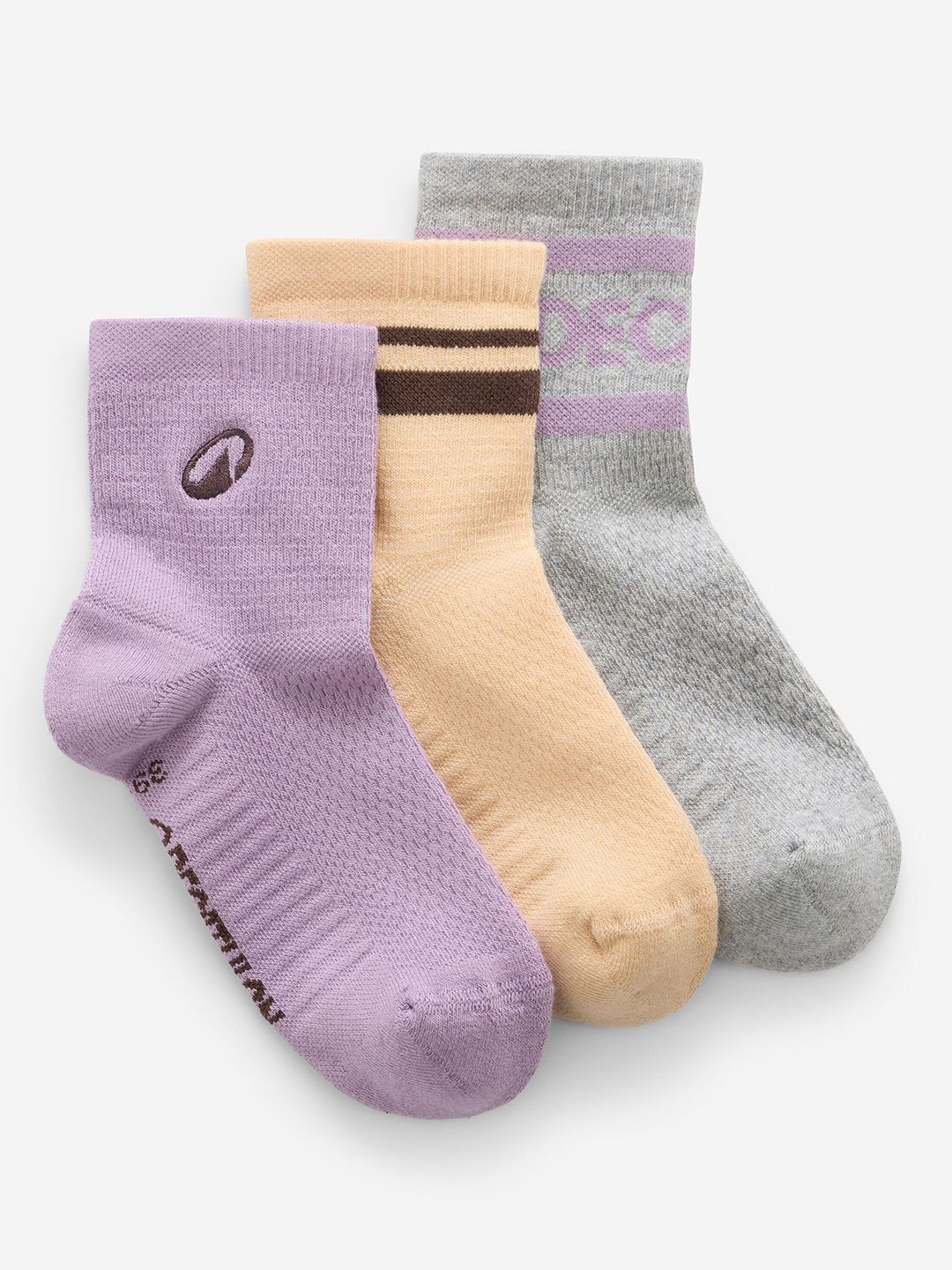 Decathlon Unisex Multicolour Stability Sports Ankle Socks