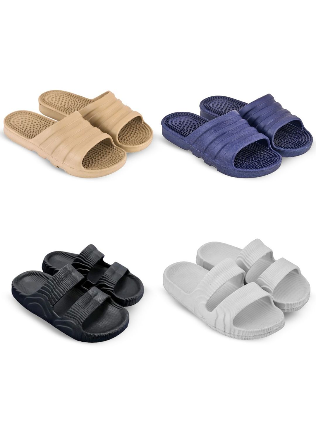 Feel alive Set Of 4 Ultra-Comfortable Lightweight Sliders