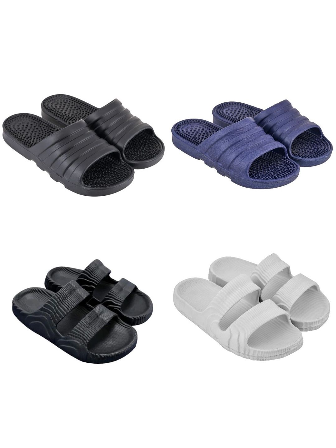 Feel alive Set Of 4 Sliders Flip Flops