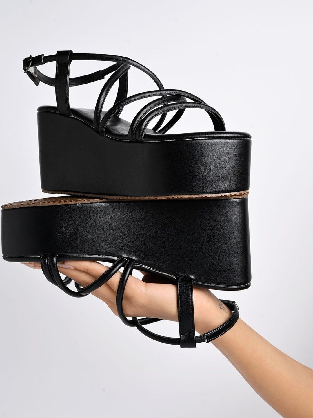 Stylestry Stylestry Girls Synthetic Block Sandal Heels