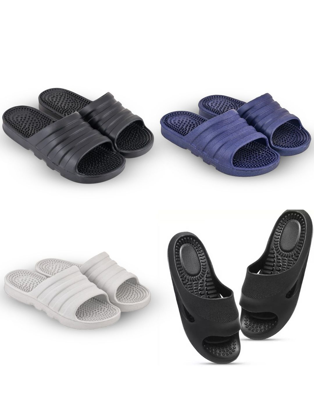 Feel alive Set Of 4 Sliders Flip Flops