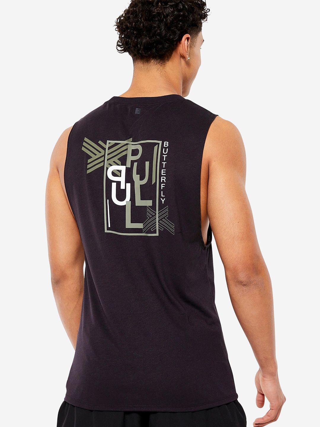 Decathlon DOMYOS - Typography Printed Round Neck T shirt