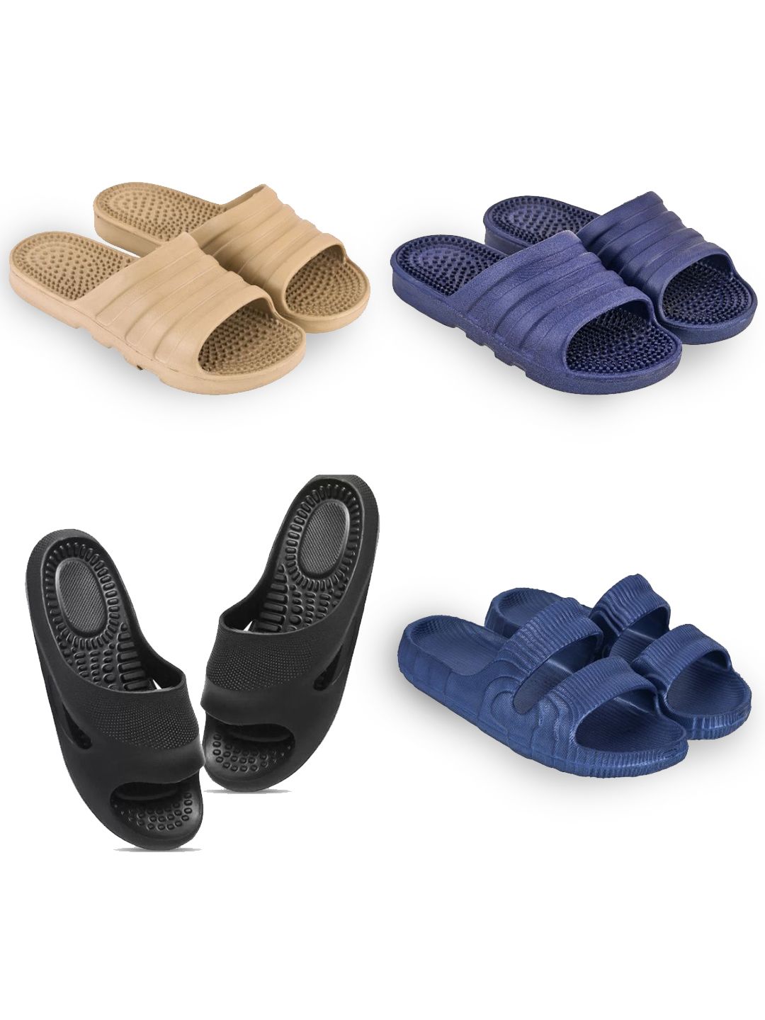 Feel alive Set Of 4 Ultra-Comfortable & Lightweight Sliders