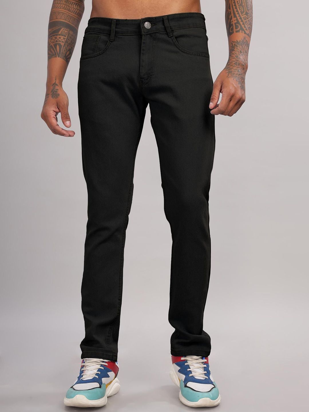 RAGZO Men Slim Fit Mid-Rise Stretchable Jeans