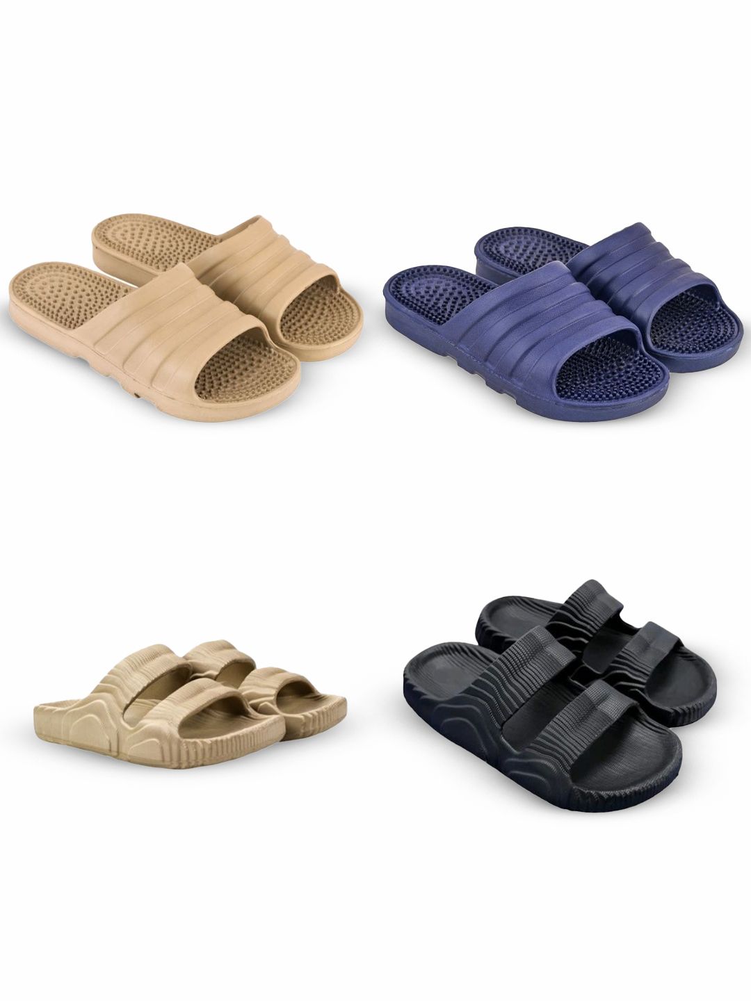 Feel alive Set Of 4 Ultra-Comfortable & Lightweight Sliders