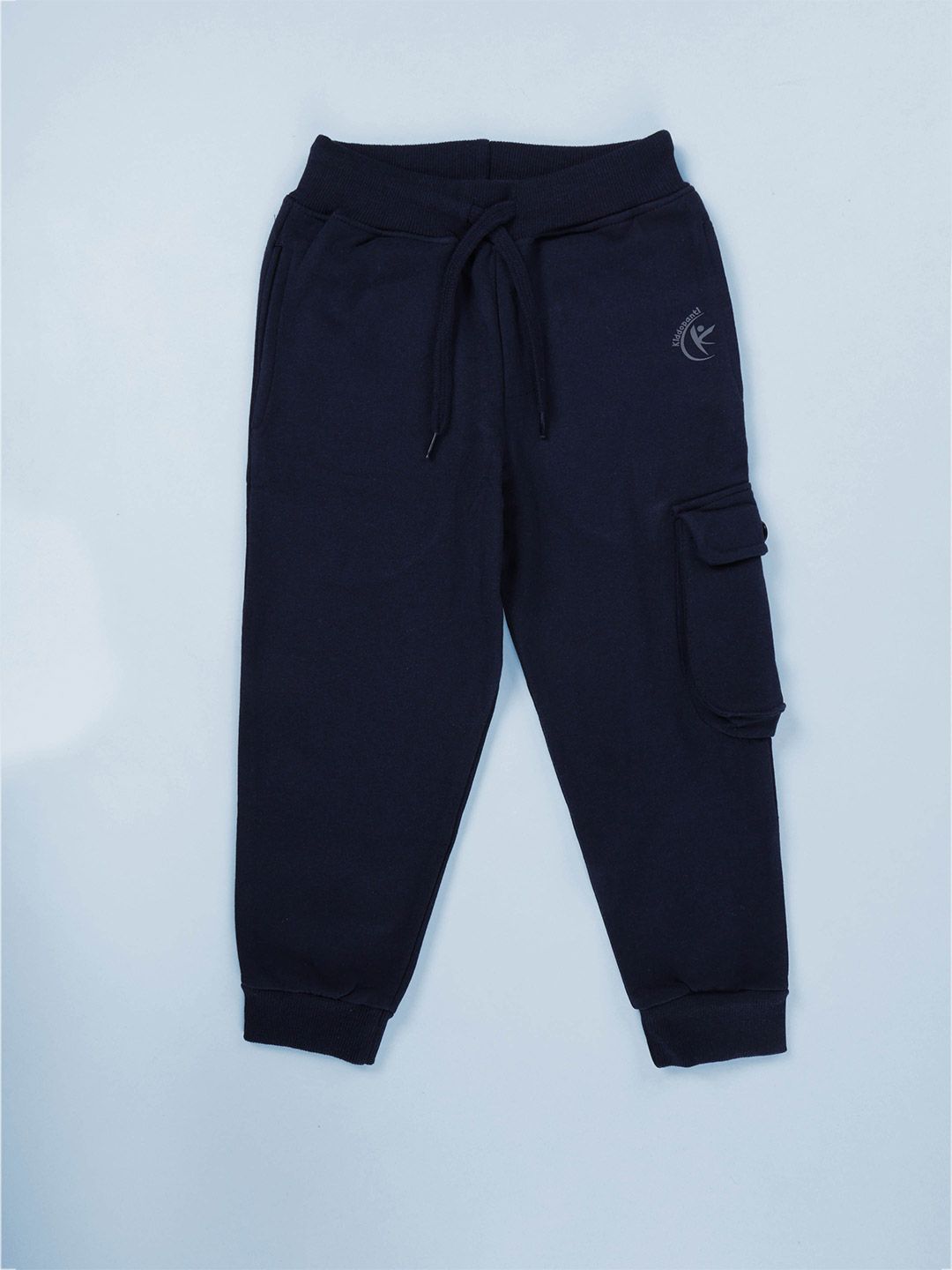KiddoPanti Kids Solid Mid Rise Regular Fit Jogger