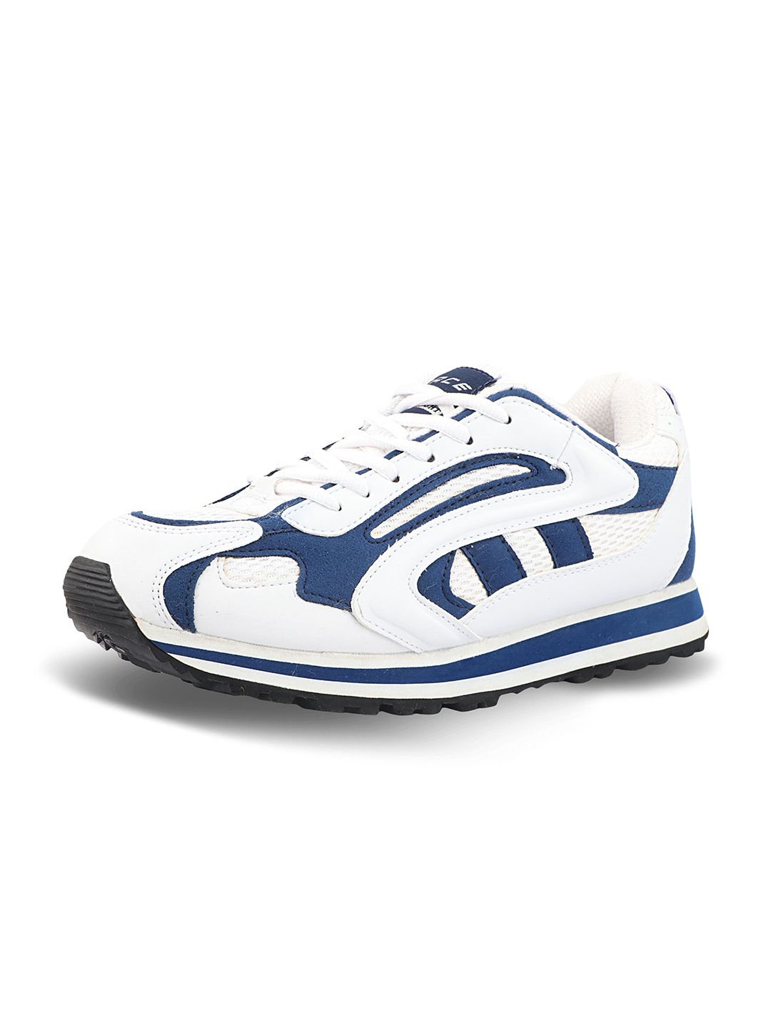 Lakhani Vardaan Men White Mesh Walking Shoes