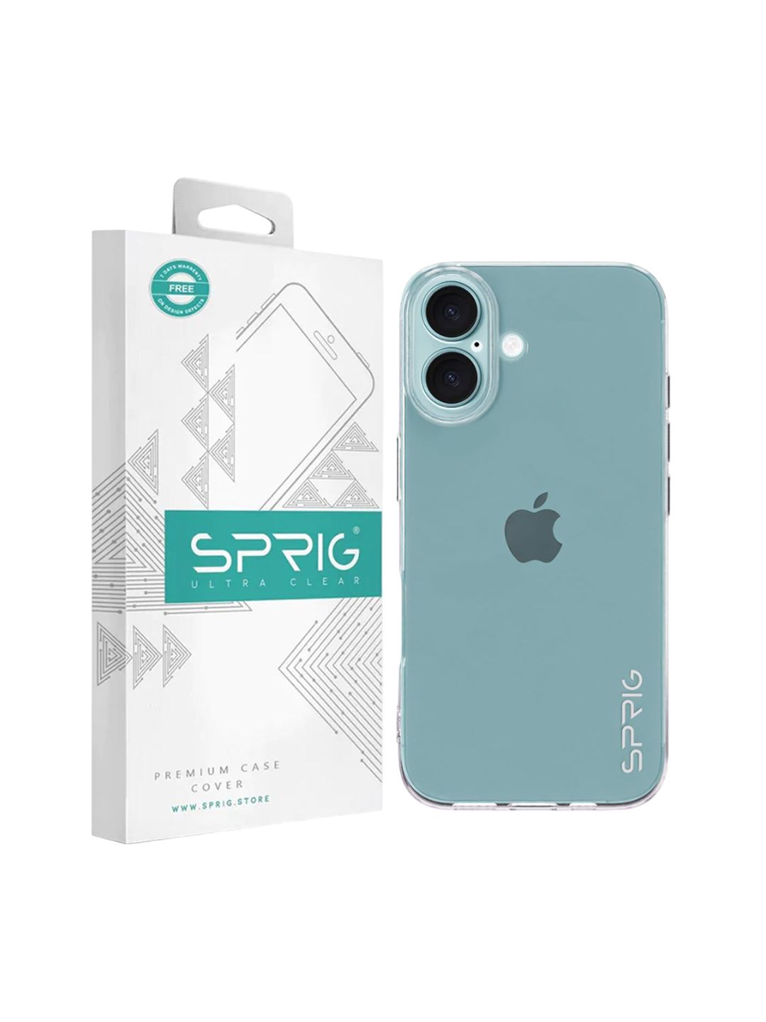 SPRIG iPhone 17 Bayer Transparent Back Cover