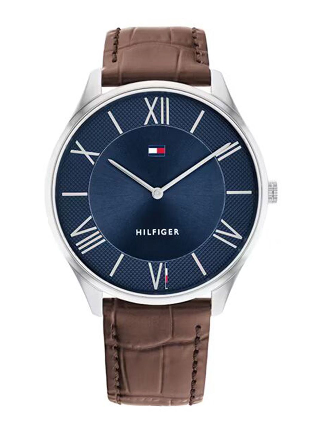 Tommy Hilfiger Tommy Hilfiger Men Round Dial & Leather Straps Analogue Watch TH1710536W