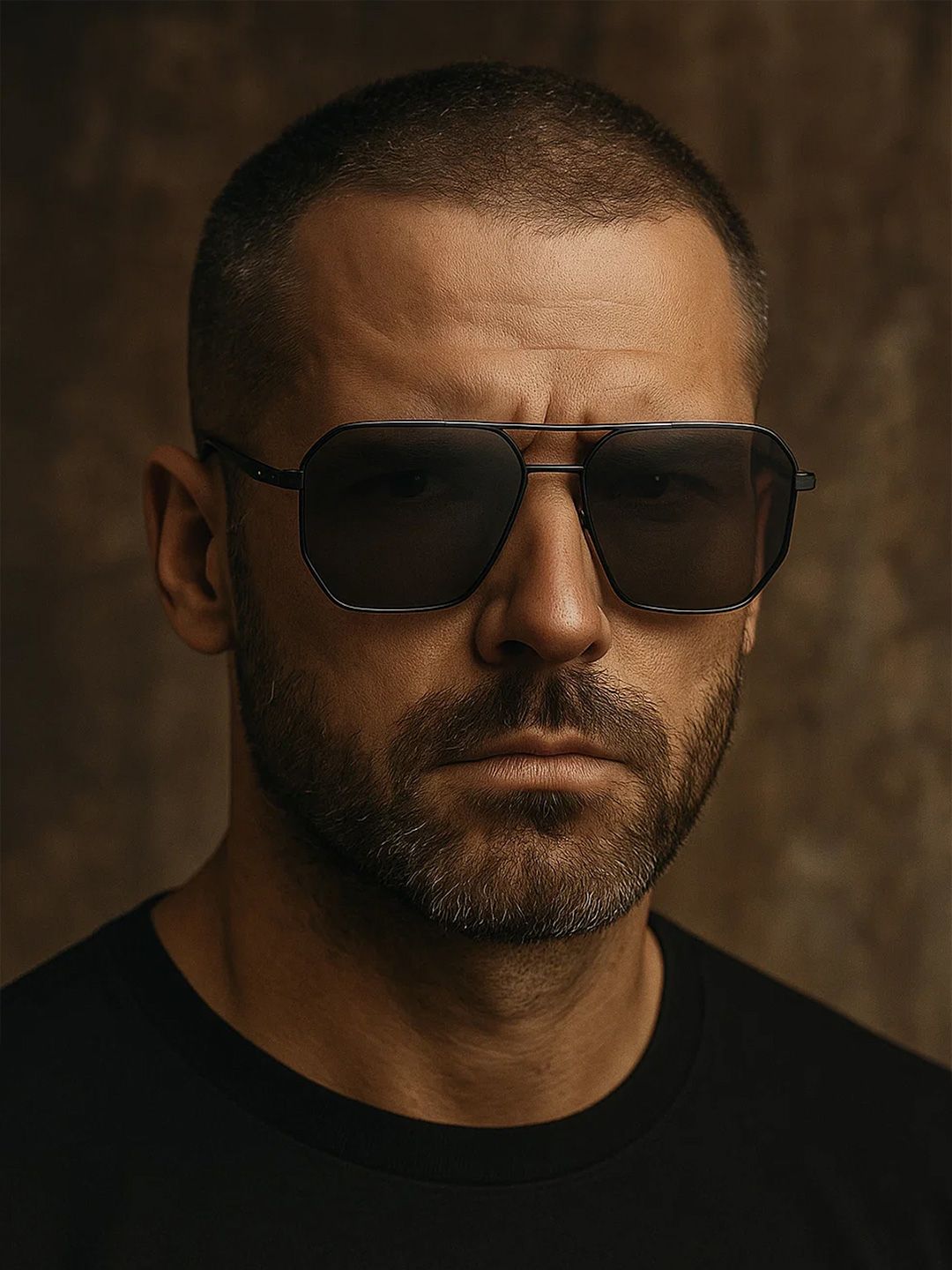Buy Police Men Square Sunglasses With UV Protected Lens