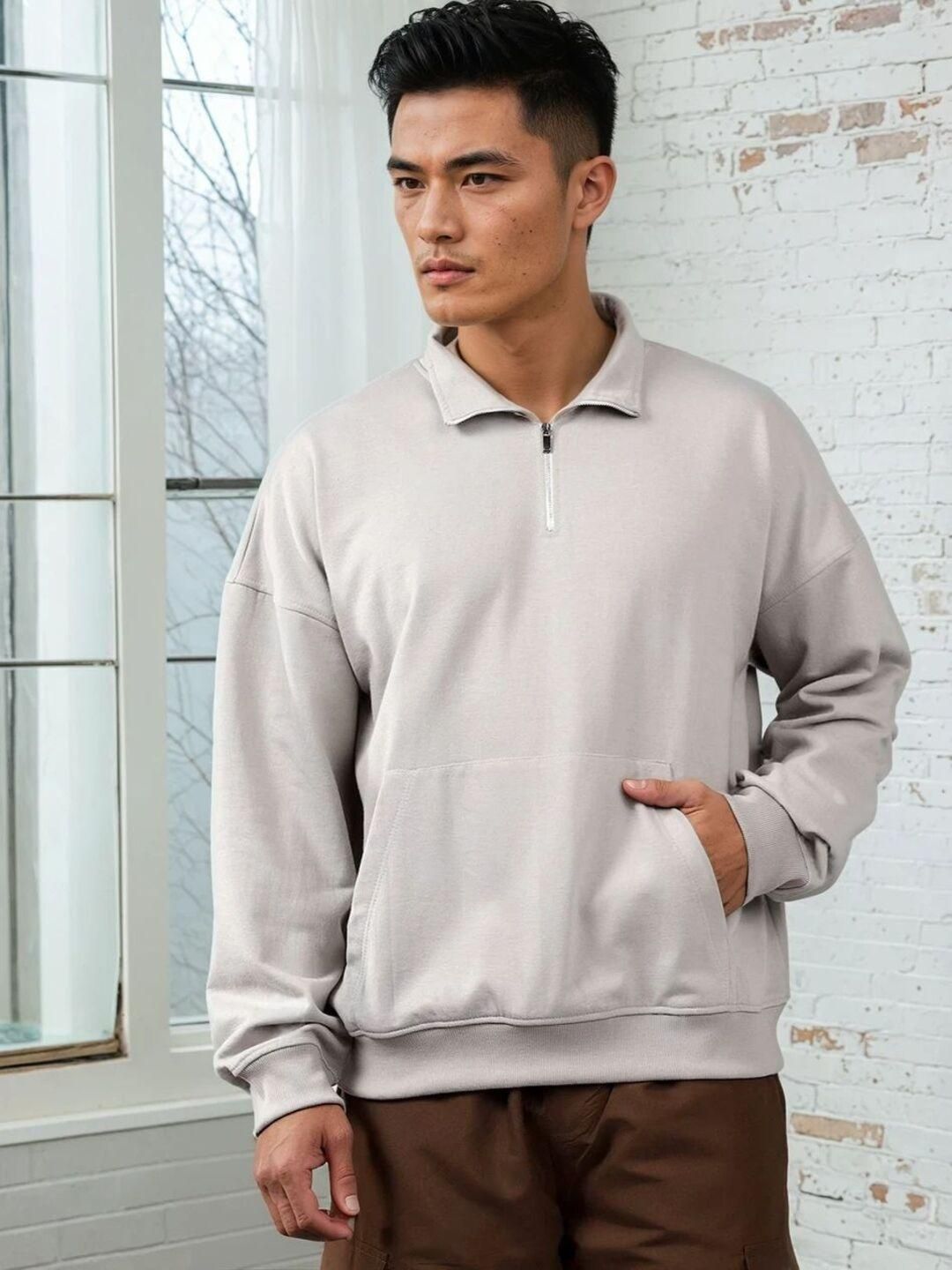 Kotty Round Neck Long Sleeves Cotton Pullover