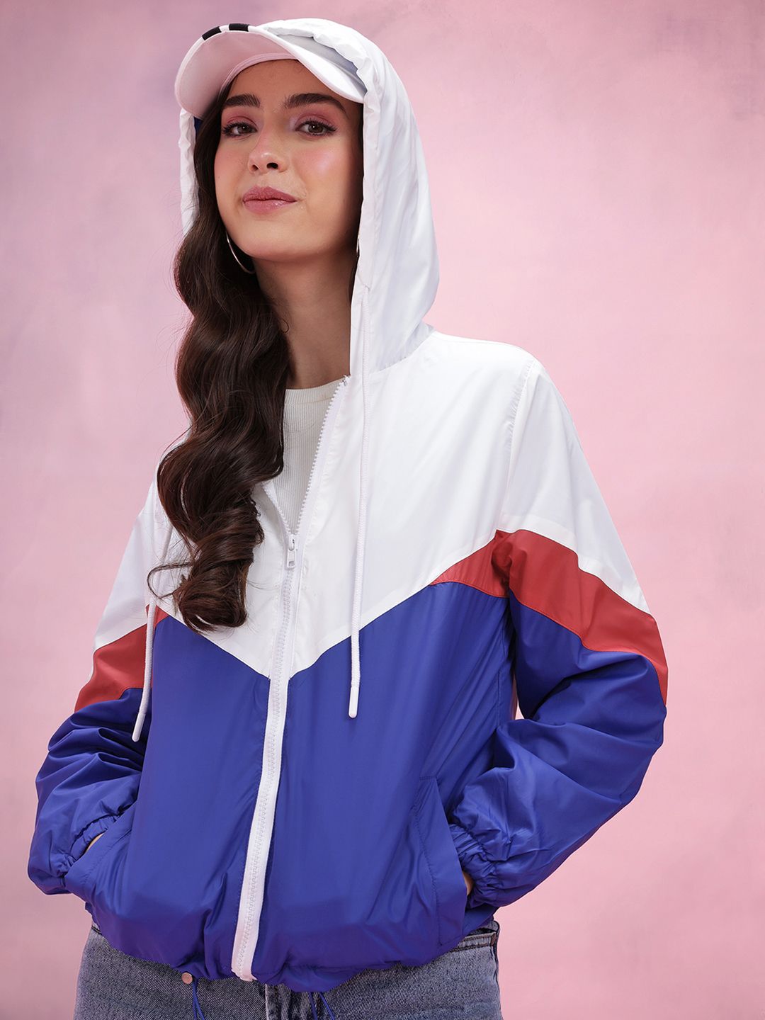 DressBerry Colourblocked Bomber Jacket