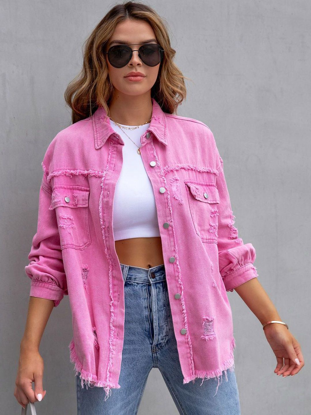 StyleCast Women Spread Collar Jacket