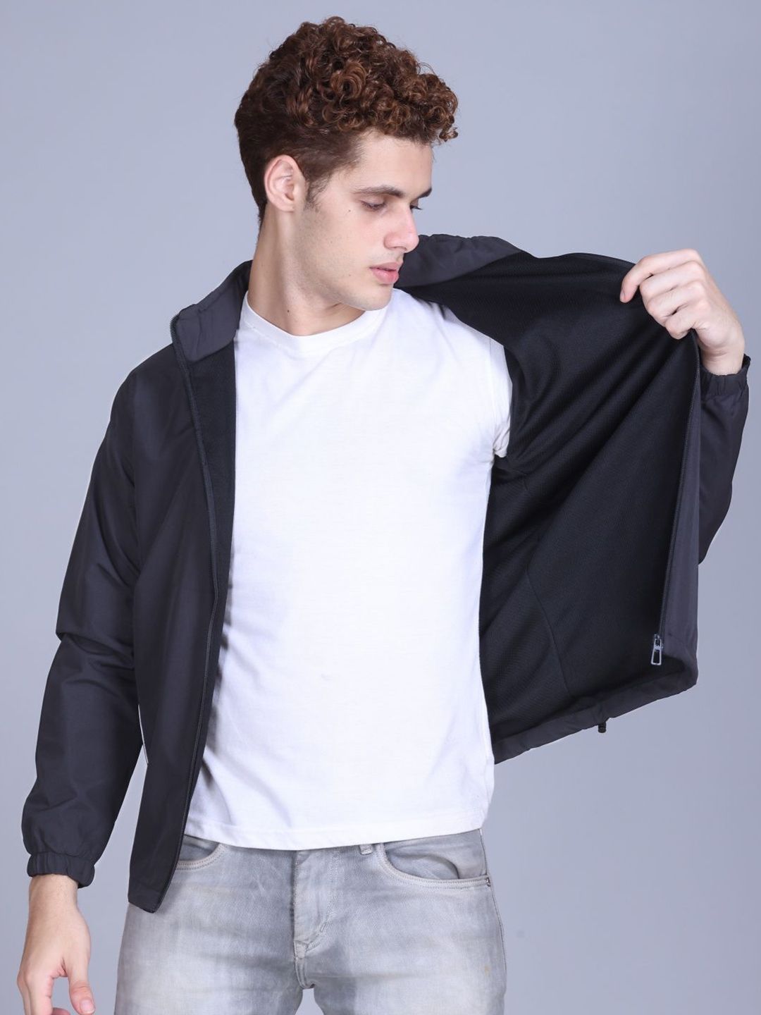 TFA THE FASHION ADDICTION Windcheater Training Or Gym Biker Jacket