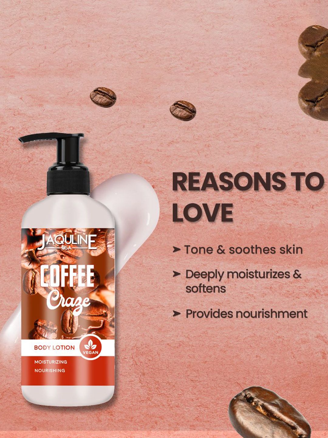 Buy Jaquline USA Coffee Craze Body Lotion - 250 ml - Body Cream