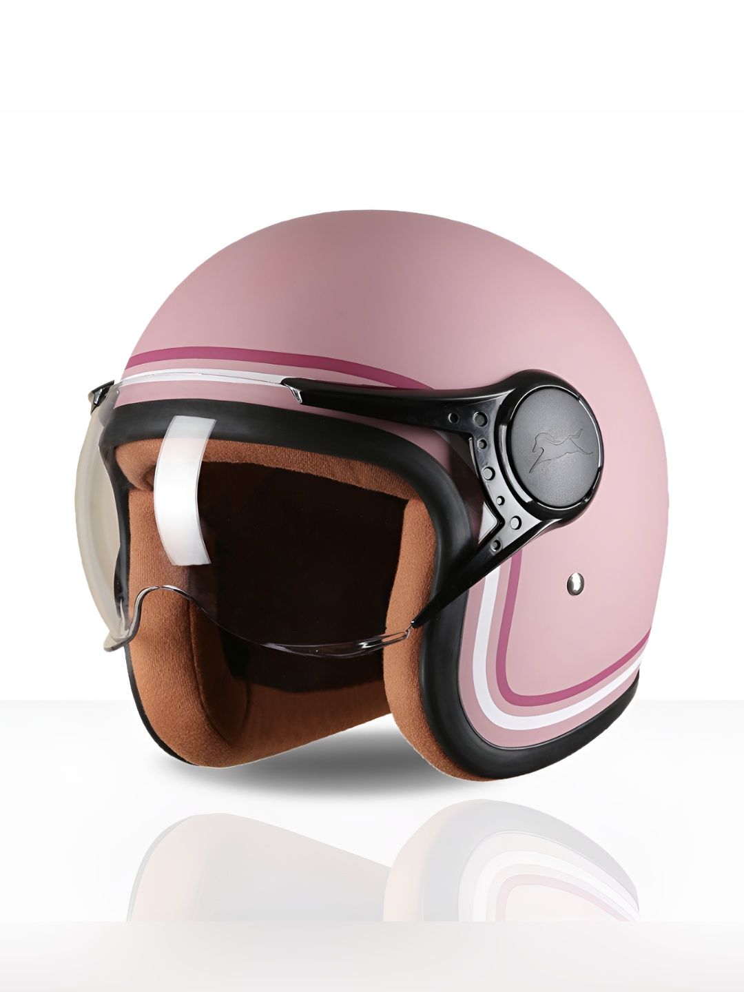 TVS Women Missfit Open Face Lightweight Helmet DOT & ISI Certified