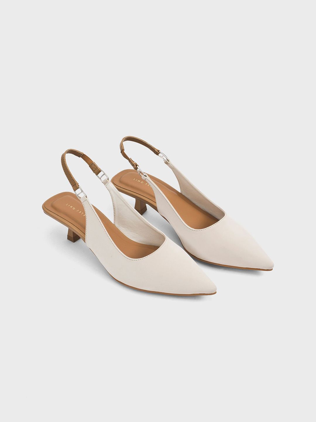 Lino Perros Gaga Lila Kitten Pumps