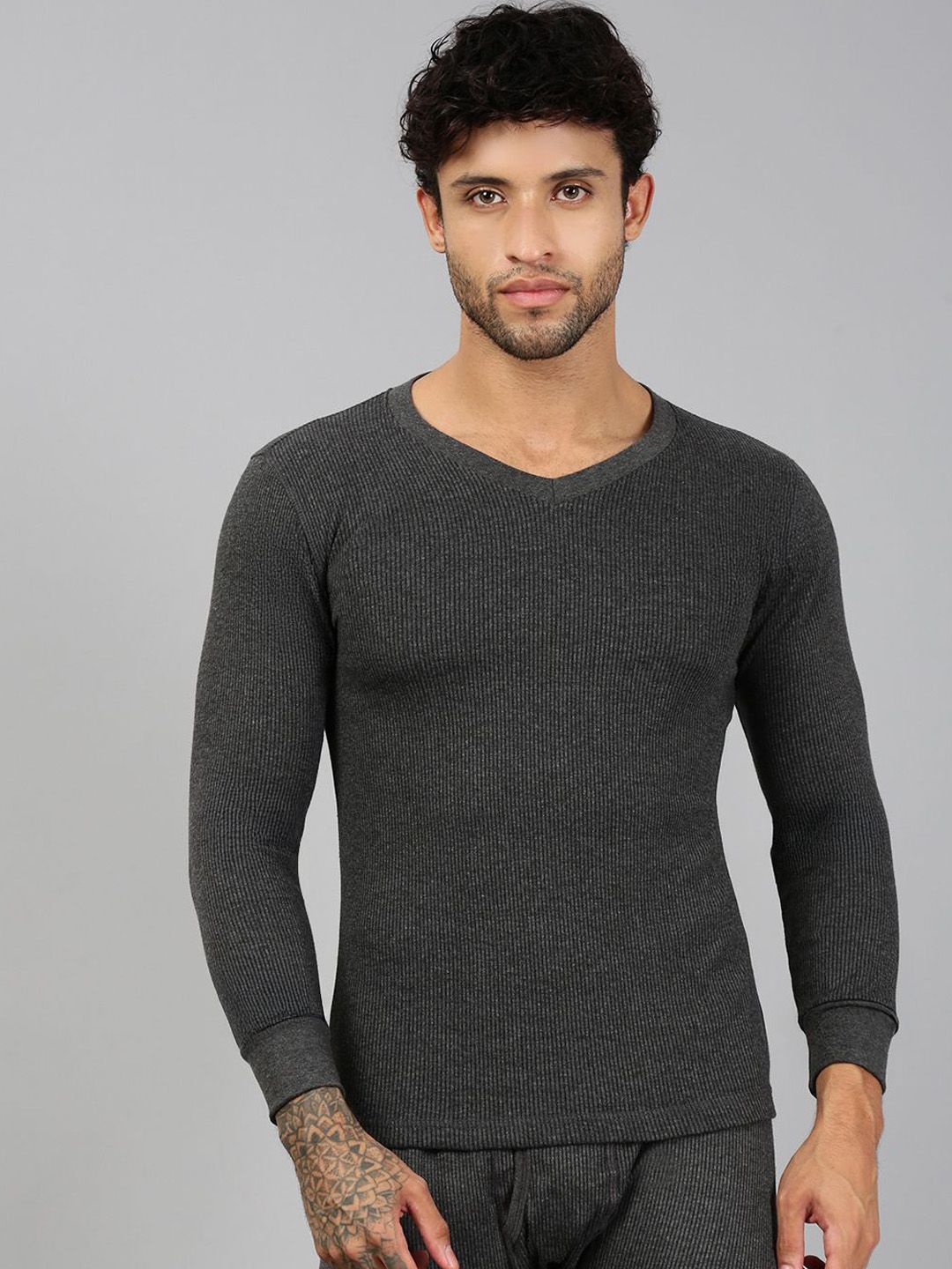 Lux Cozi Pure Cotton V-Neck Thermal Top