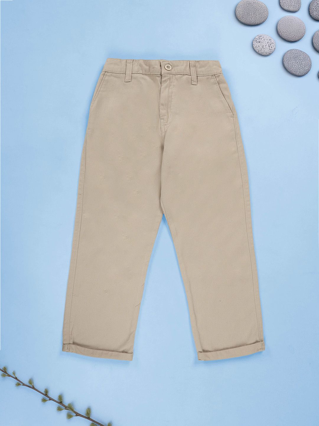 KiddoPanti Boys Wrinkle Free Chinos Trousers