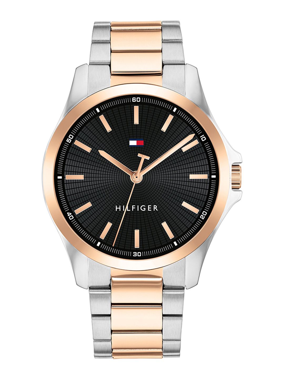 Tommy Hilfiger Tommy Hilfiger Men Dial & Stainless Steel Bracelet Style Straps Analogue Watch TH1792191