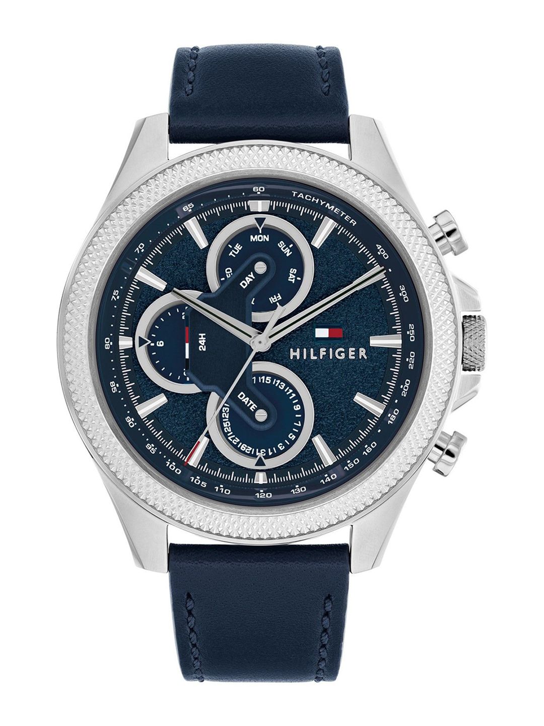Tommy Hilfiger Tommy Hilfiger Men May'24 Market Dial & Leather Straps Analogue Watch TH1792165