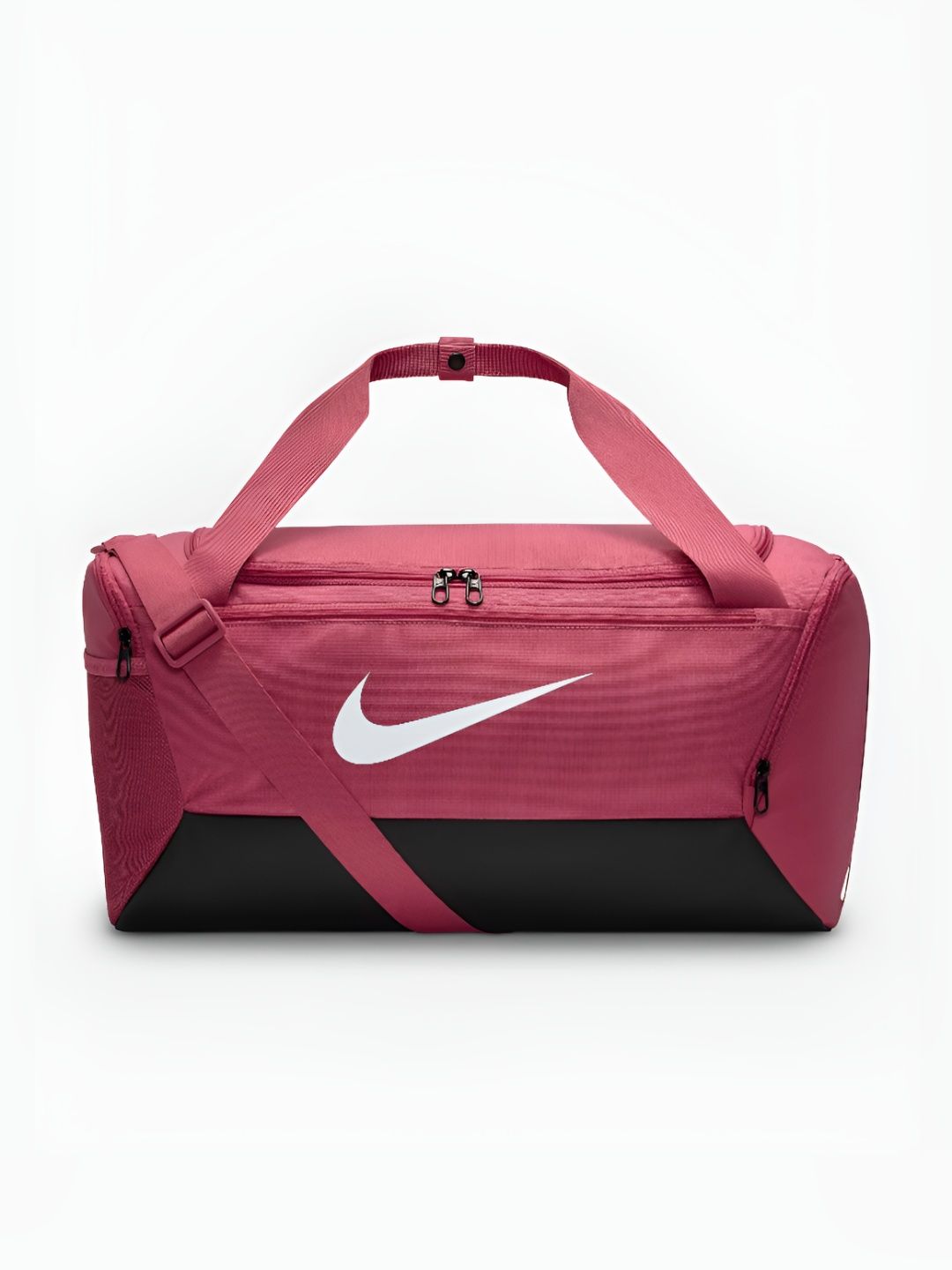 small pink nike duffel bag