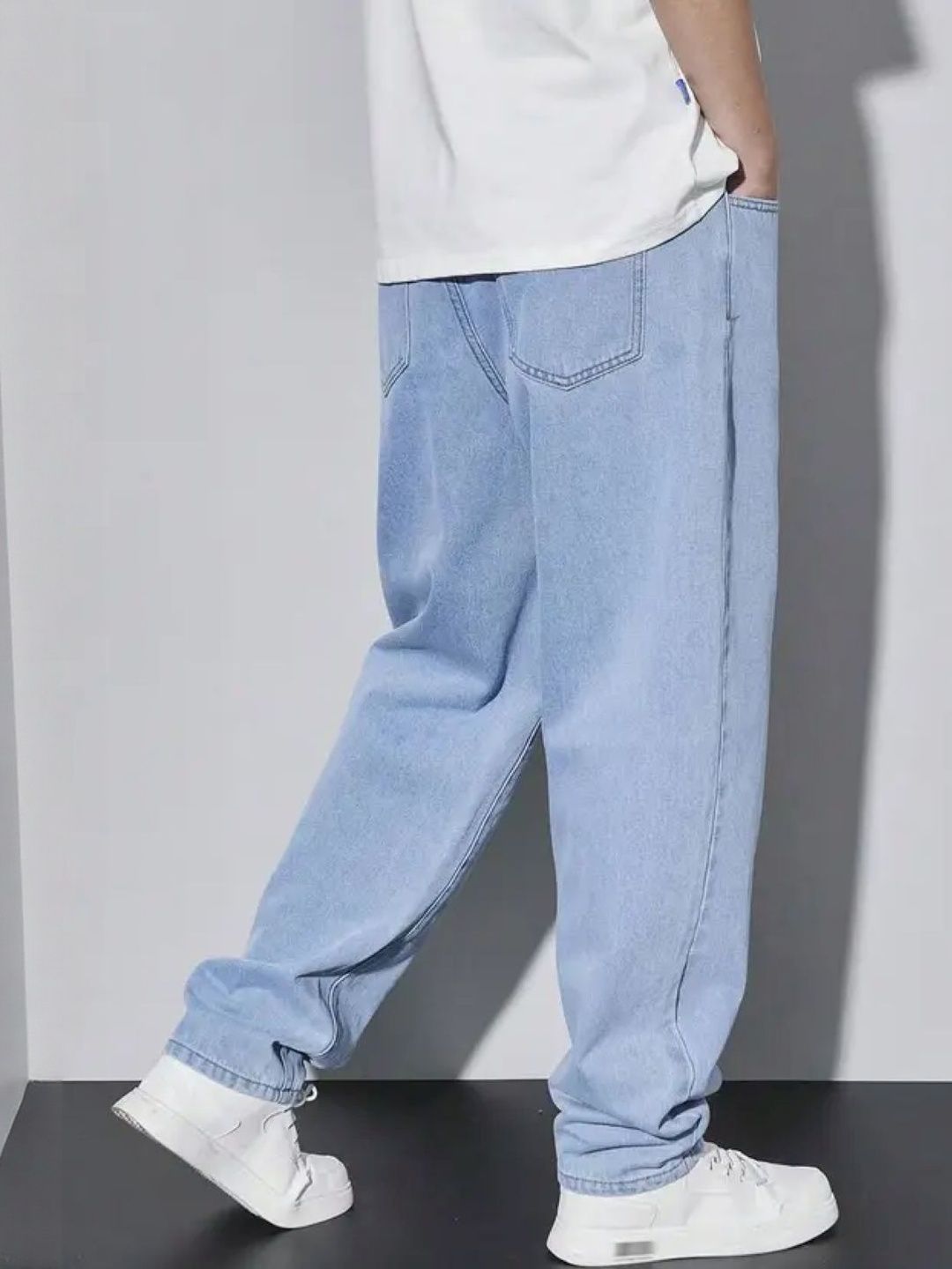 Buy SZN Men Mid Rise Baggy Fit Denim Jeans - Jeans for Men