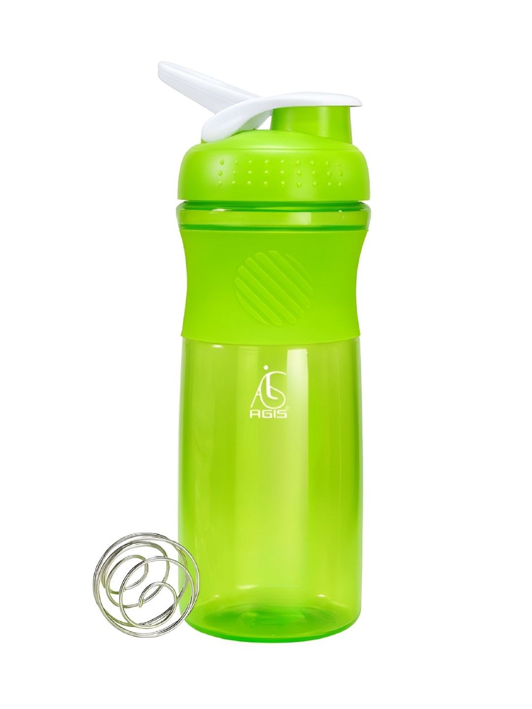 AGIS Green & White Single Plastic Printed Water Bottle 760ml