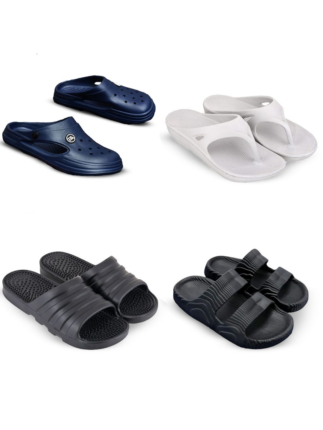 Feel alive Men Set of 4 Clogs