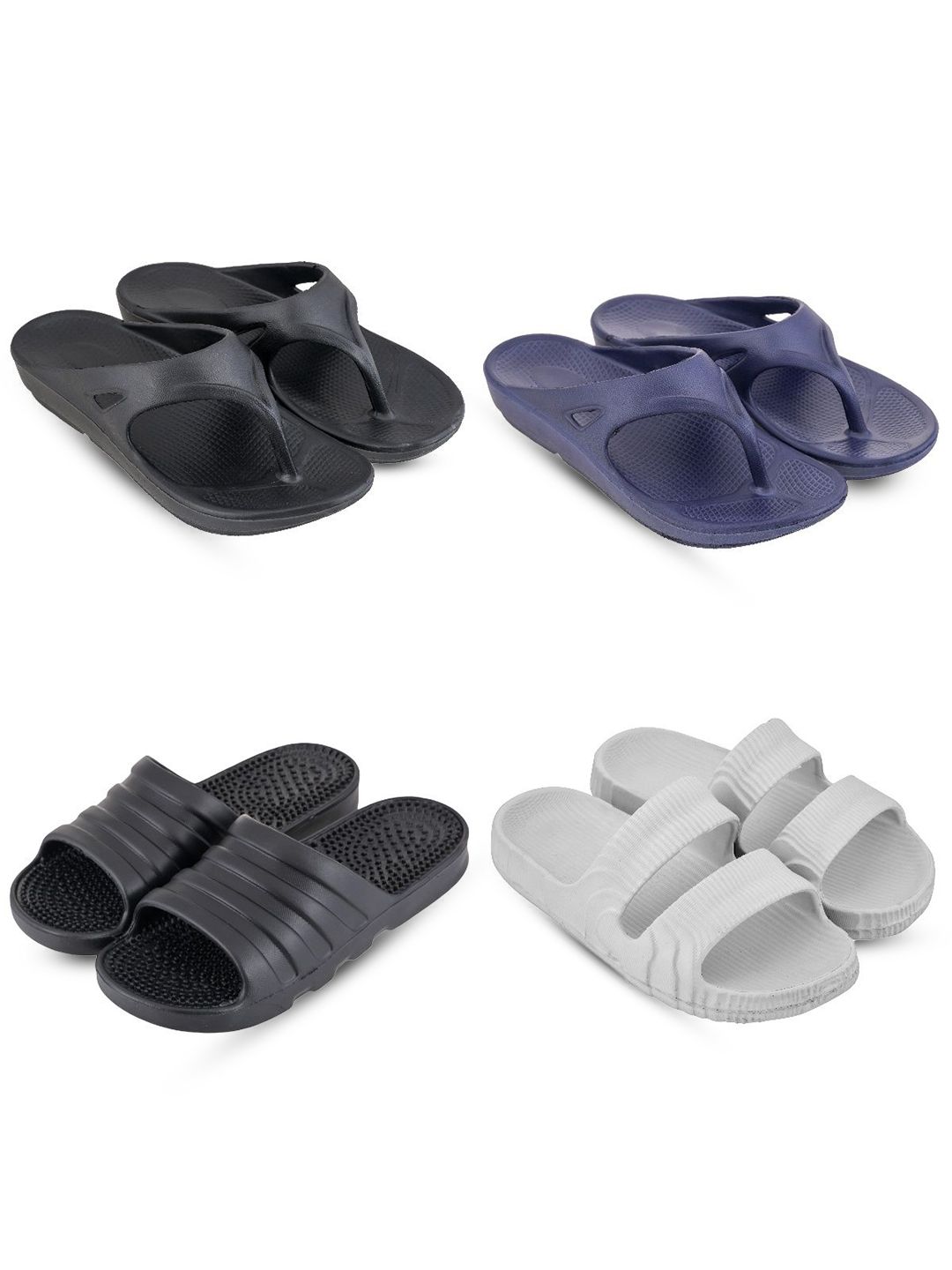 Feel alive Men Set of 4 Lightweight Sliders