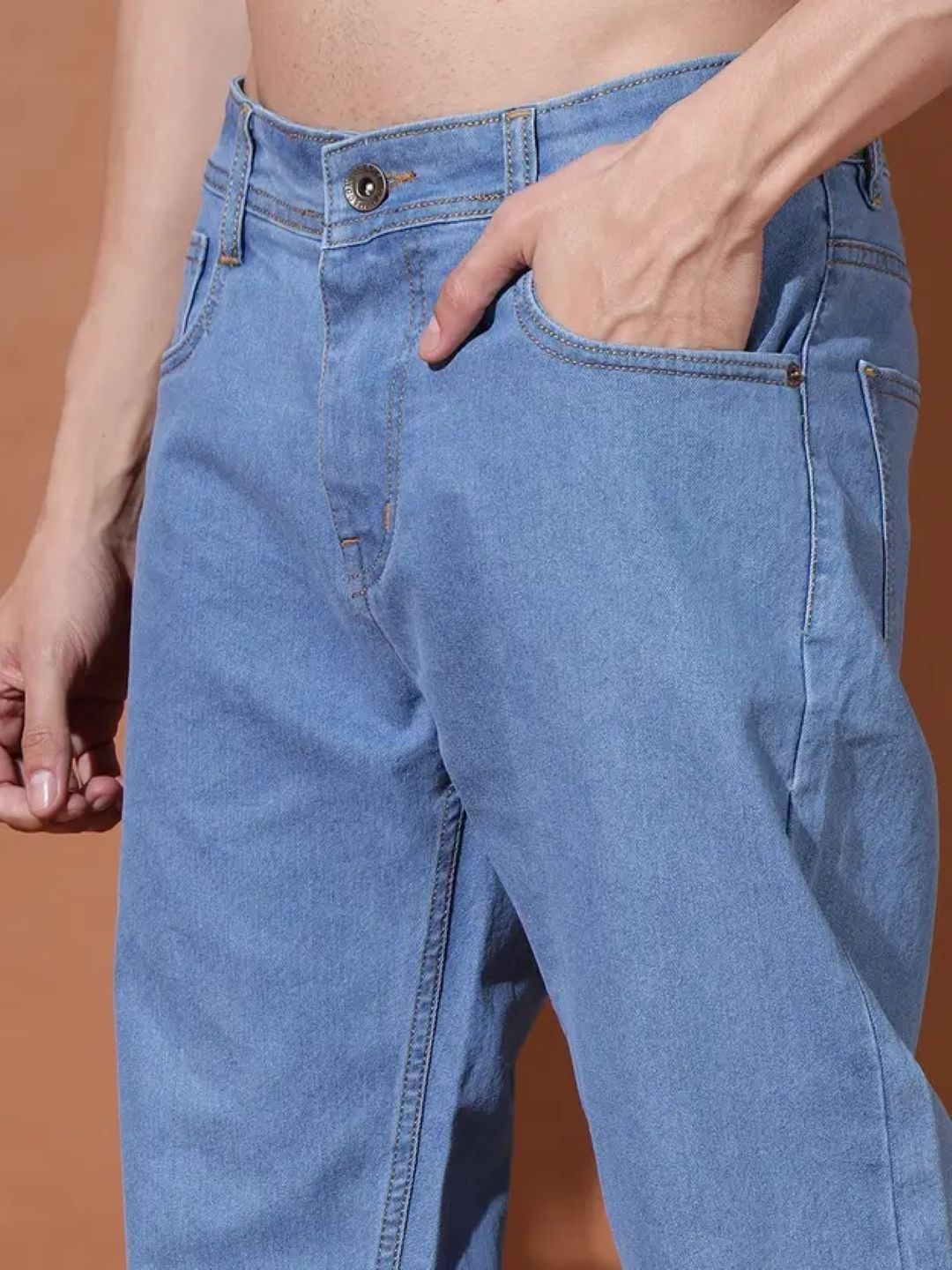 Buy MaverIQ Men Classic Relaxed Fit Baggy Denim Jeans - Jeans for