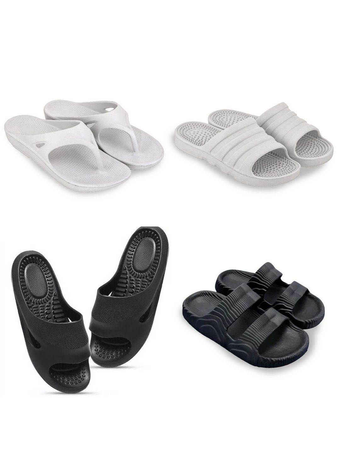 Feel alive Men Set of 4 Flip Flops