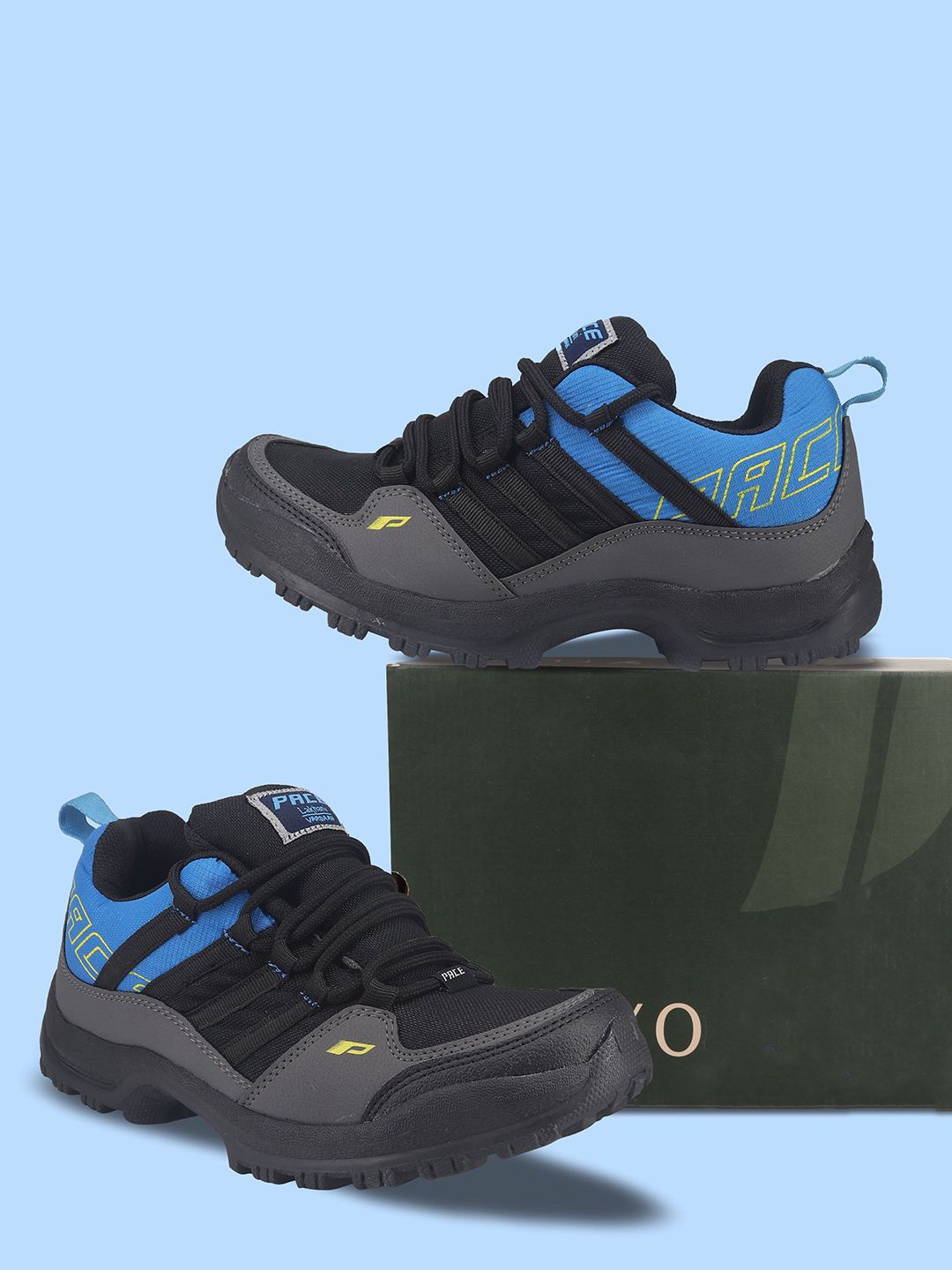 Lakhani Vardaan LKV251 Men Color-Blocked Lace Up Sports Shoes