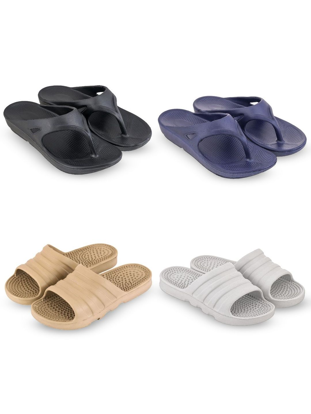 Feel alive Men Set of 4 Lightweight Sliders