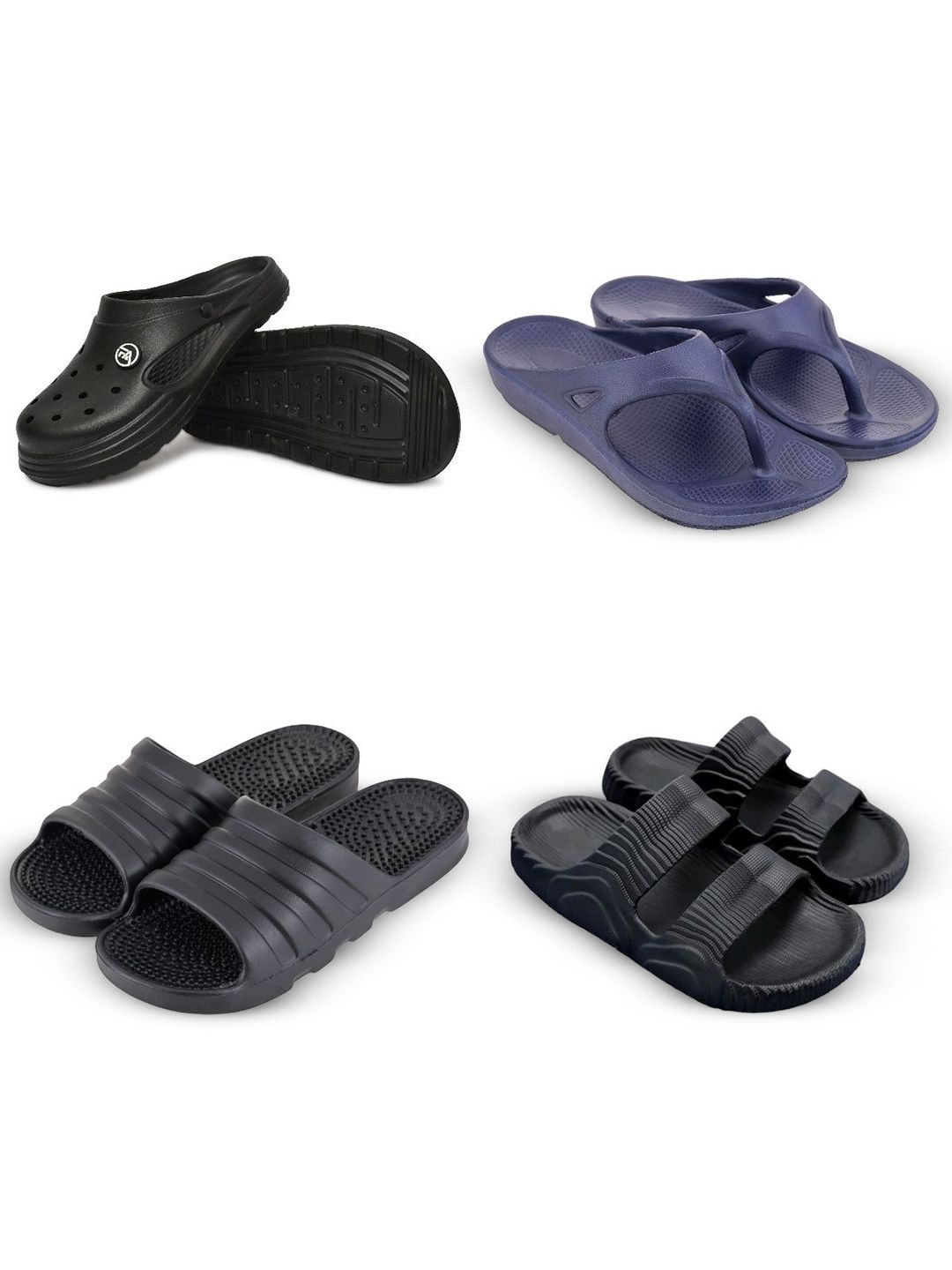 Feel alive Men Set of 4 Lightweight Sliders