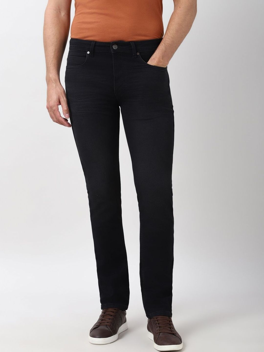 Peter England Casuals Men Regular Fit Mid-Rise Jeans