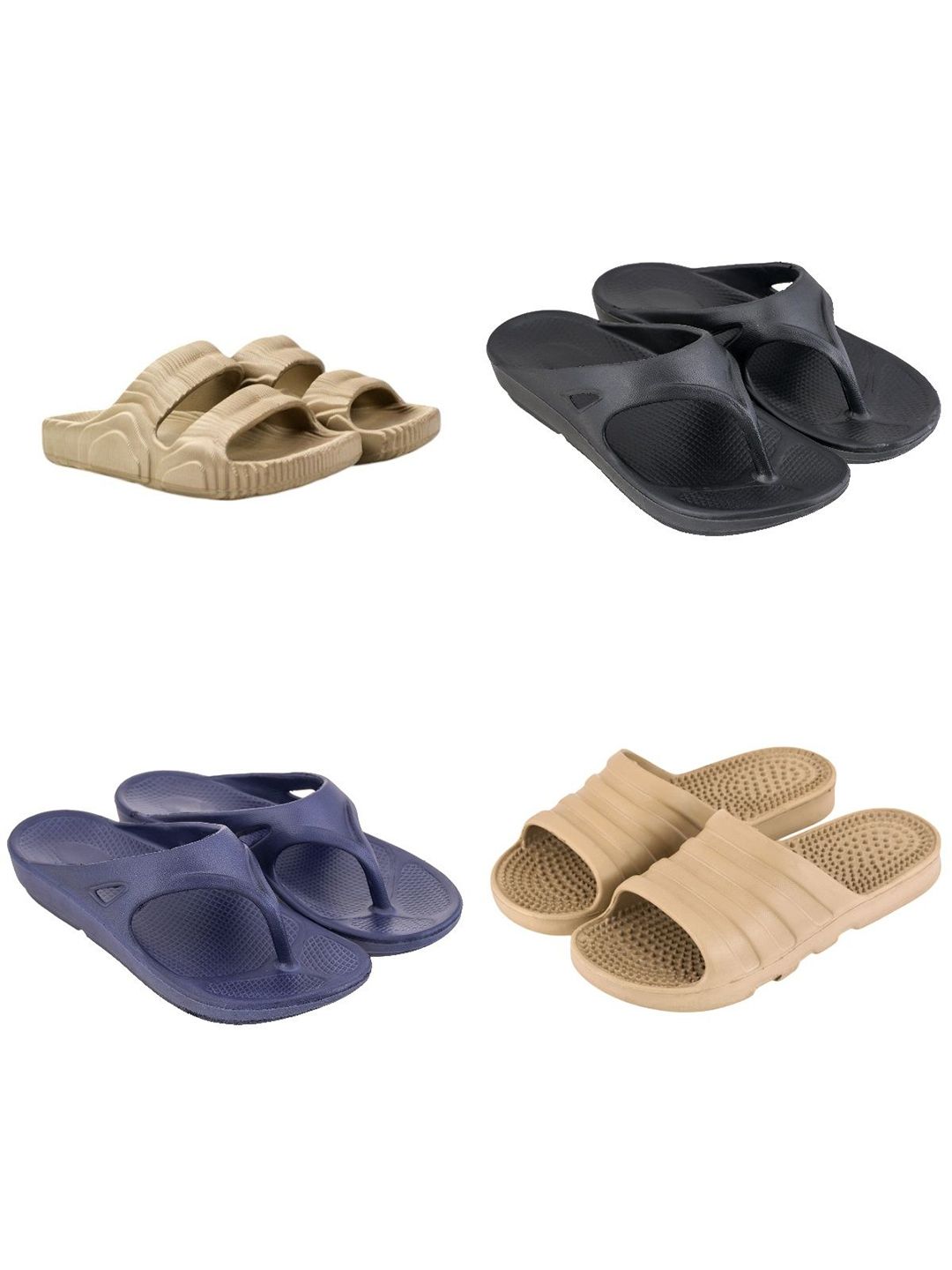 Feel alive Men Set of 4 Lightweight Sliders