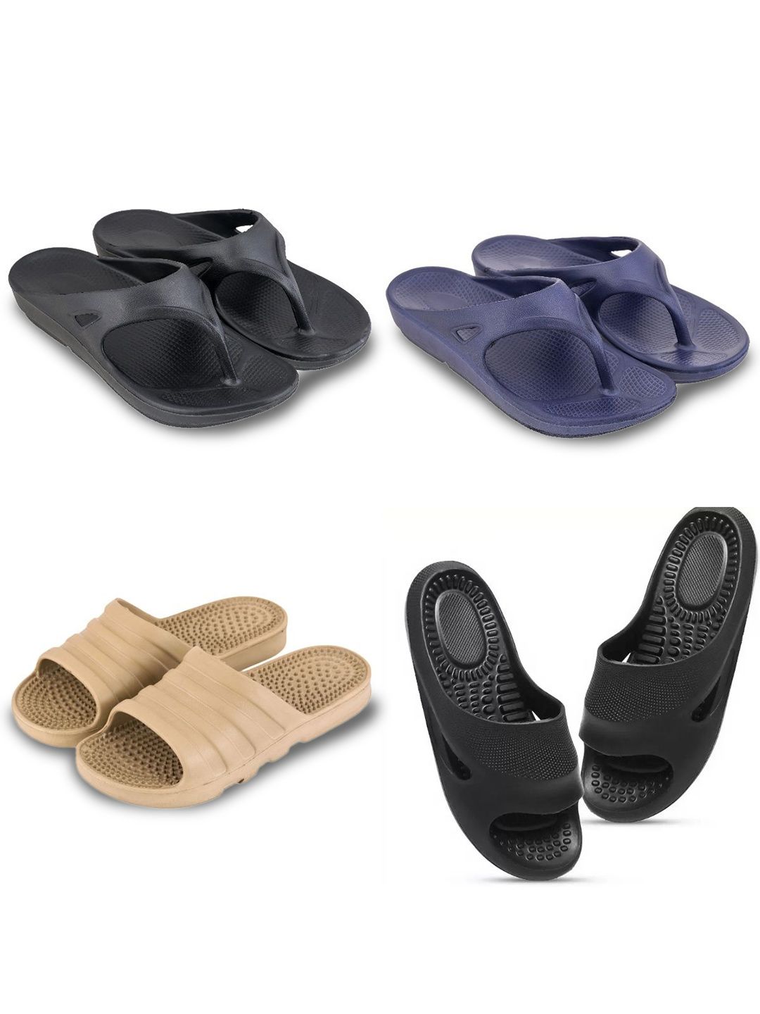 Feel alive Men Set of 4 Lightweight Sliders