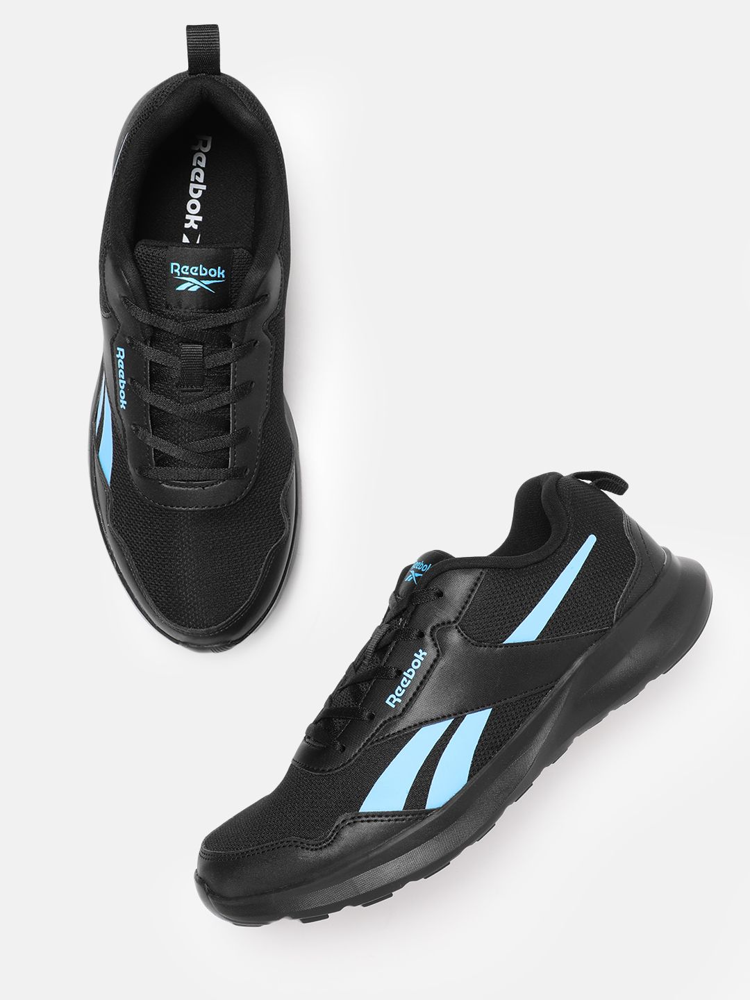 Reebok Men Flylite Running Shoes - Lightweight Cushioned Gym Sports - Flylite Quickglide