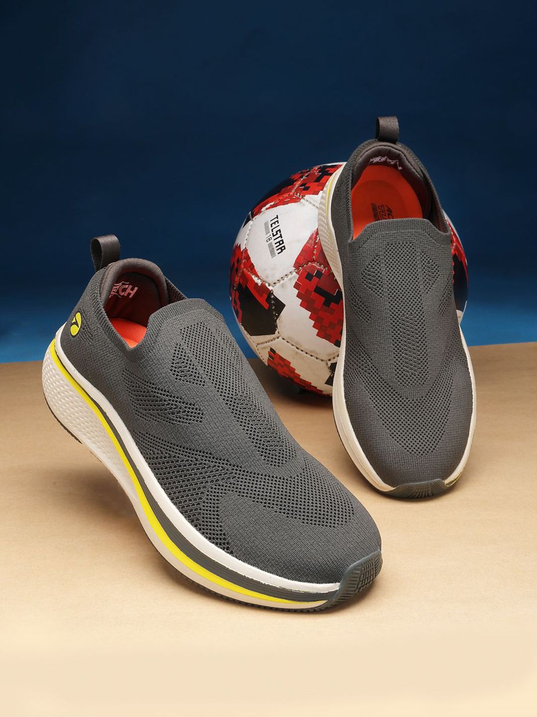 Action Men Mesh Slip-On Running Non-Marking Shoes