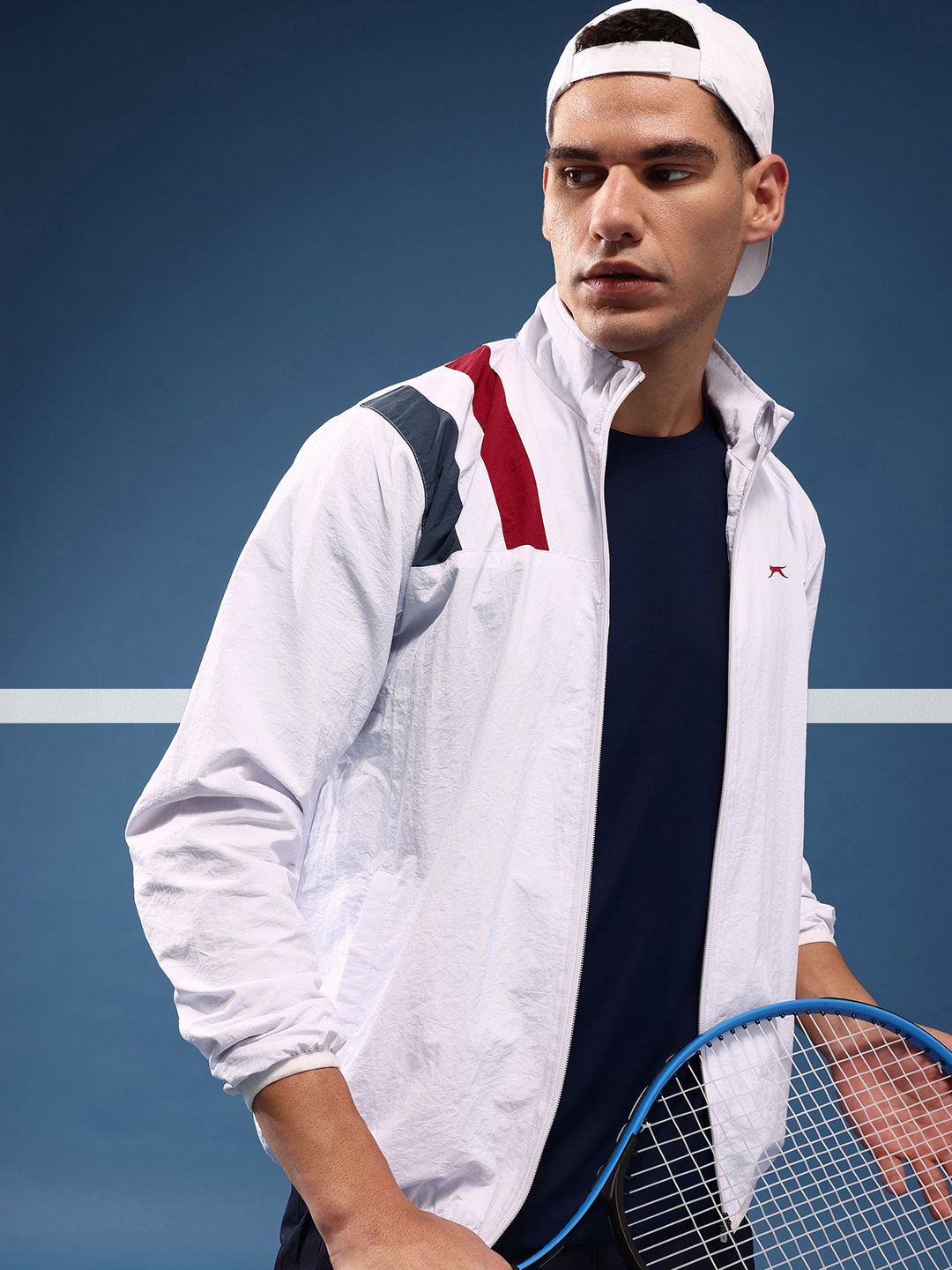 Slazenger Mock Collar Sporty Jacket