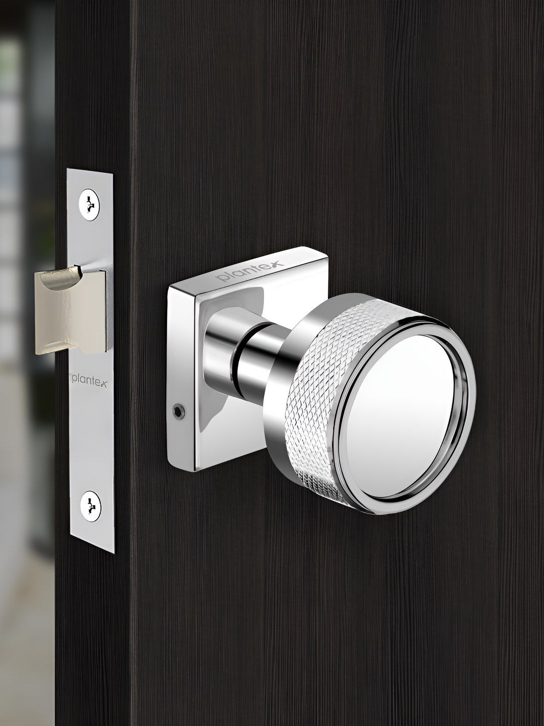 Buy Plantex Stainless Steel Silver-Toned Heavy Duty Keyless Door